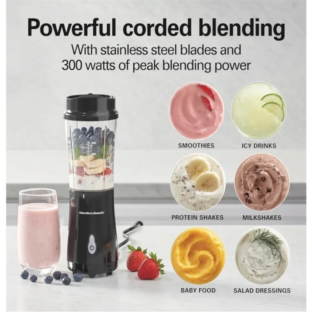 Black Portable Blender